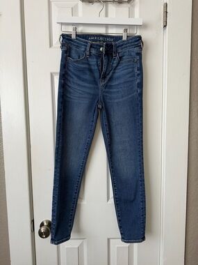 American Eagle Outfitters Dark Blue Skinny Jeans